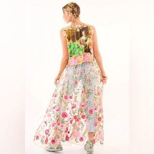 Floral Sleeveless Maxi Dress